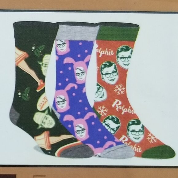 A Christmas Story Sock Goft Box Set - 3 pairs - Picture 8 of 10